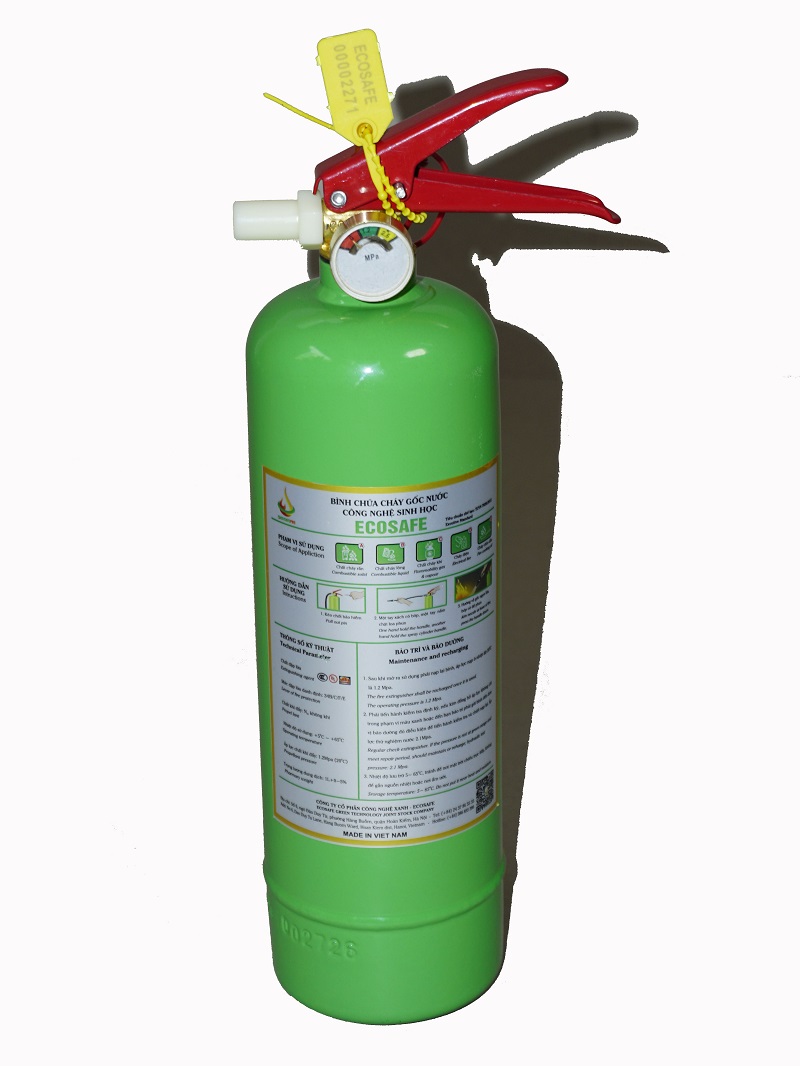 Bình chữa cháy gốc nước Ecosafe
   0.8L