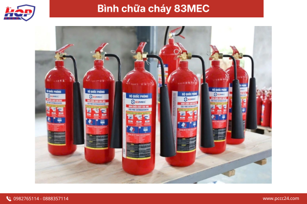 Bình chữa cháy 83MEC/bộ Quốc Phòng 