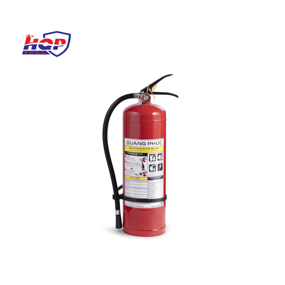 Bình chữa cháy bột ABC 4kg Quang Phúc 