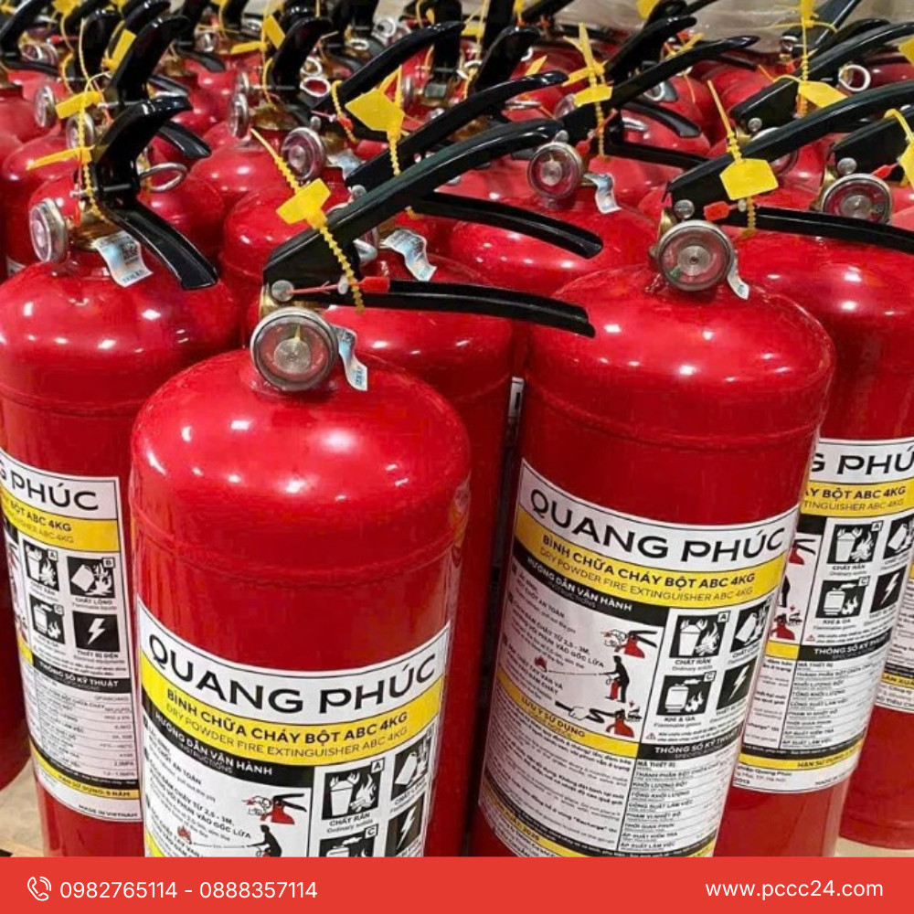 Bình chữa cháy bột Quang Phúc 