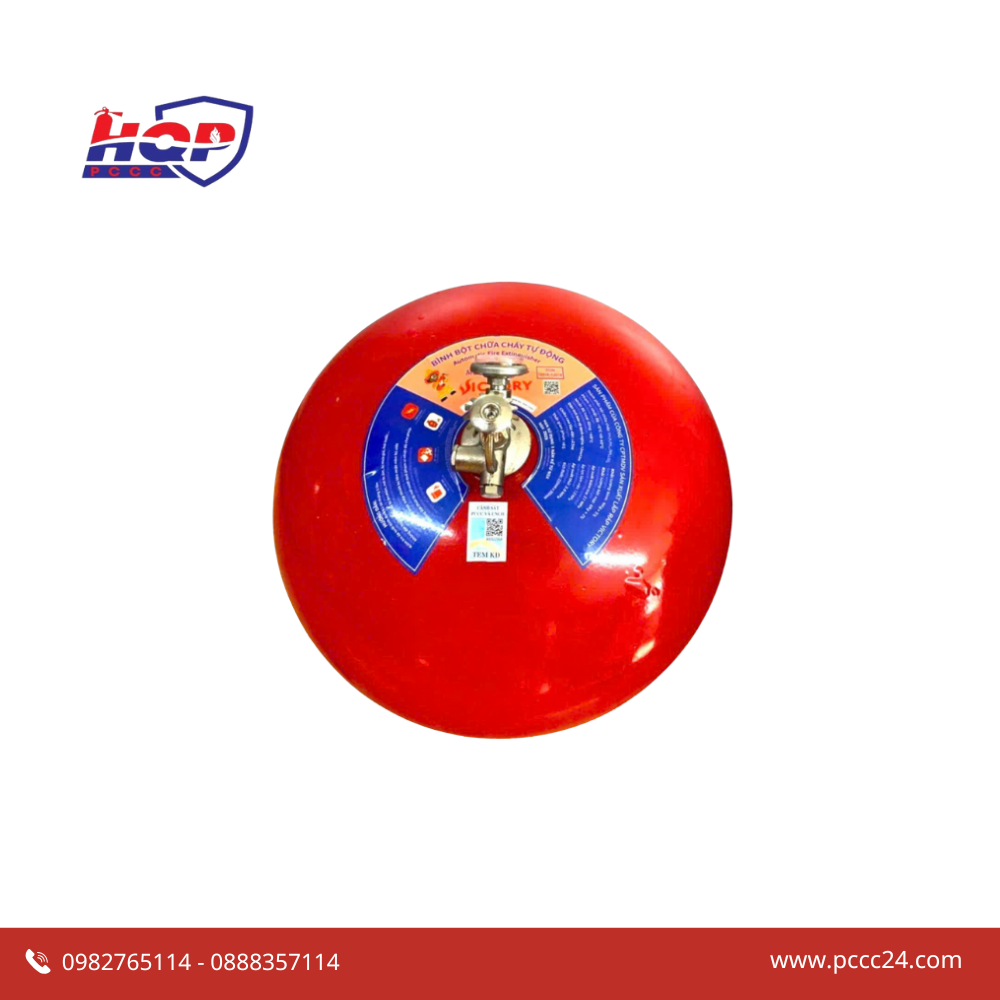 Bình chữa cháy tự động bột ABC 6kg Victory