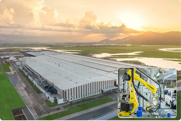 Nhà xưởng lắp ráp oto 