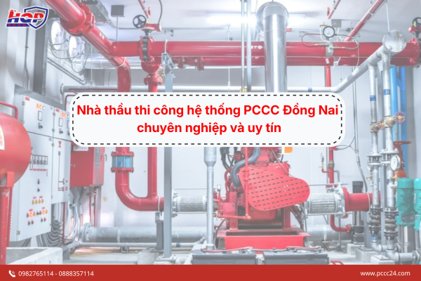 Nhà thầu thi công hệ thống PCCC Đồng Nai chuyên nghiệp và uy tín
