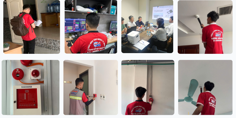 Quy trình thi công PCCC cho nhà trọ, căn hộ dịch vụ 