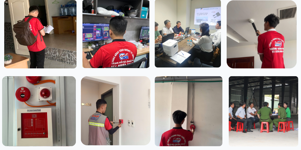 Quy trình thi công hệ thống PCCC tại Hoàng Quân Phát 