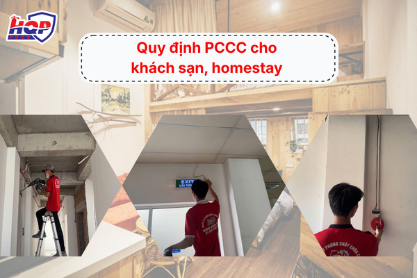 Quy định pccc cho khách sạn, homestay
