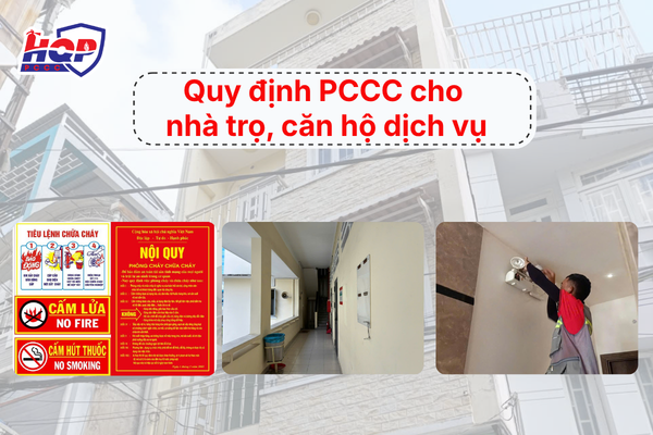 Quy định pccc cho nhà trọ, căn hộ dịch vụ