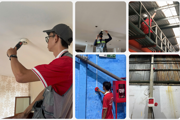 Thi công hệ thống báo cháy tự động cho nhà trọ, căn hộ dịch vụ