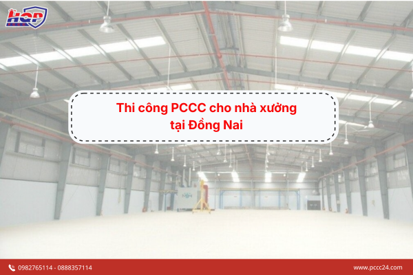 Thi công cho nhà xưởng tại Đồng Nai 