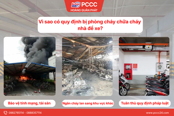 Vì sao có quy định phòng cháy chữa cháy nhà để xe