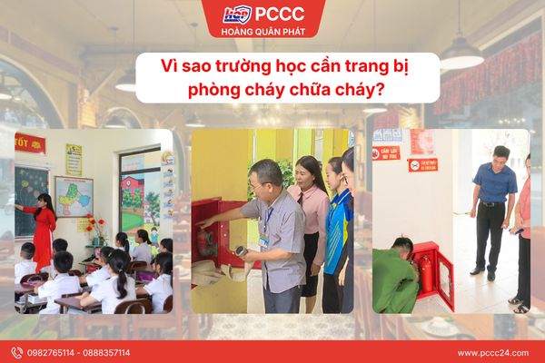 Vì sao trường học cần trang bị phòng cháy chữa cháy? 