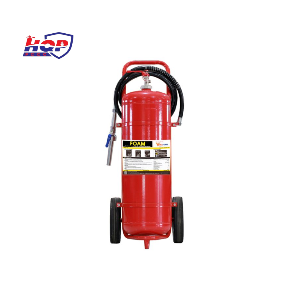 Xe đẩy chữa cháy Foam 50L Vinafoam